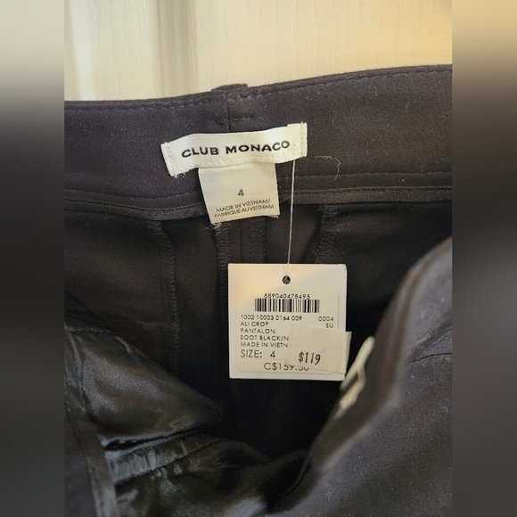 NWT Women's Club Monaco Capris. Size 4 - Picture 3 of 7